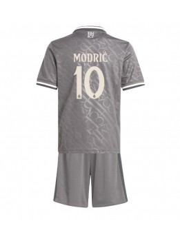 Real Madrid Luka Modric #10 Replika Tredje Kläder Barn 2024-25 Kortärmad (+ byxor)